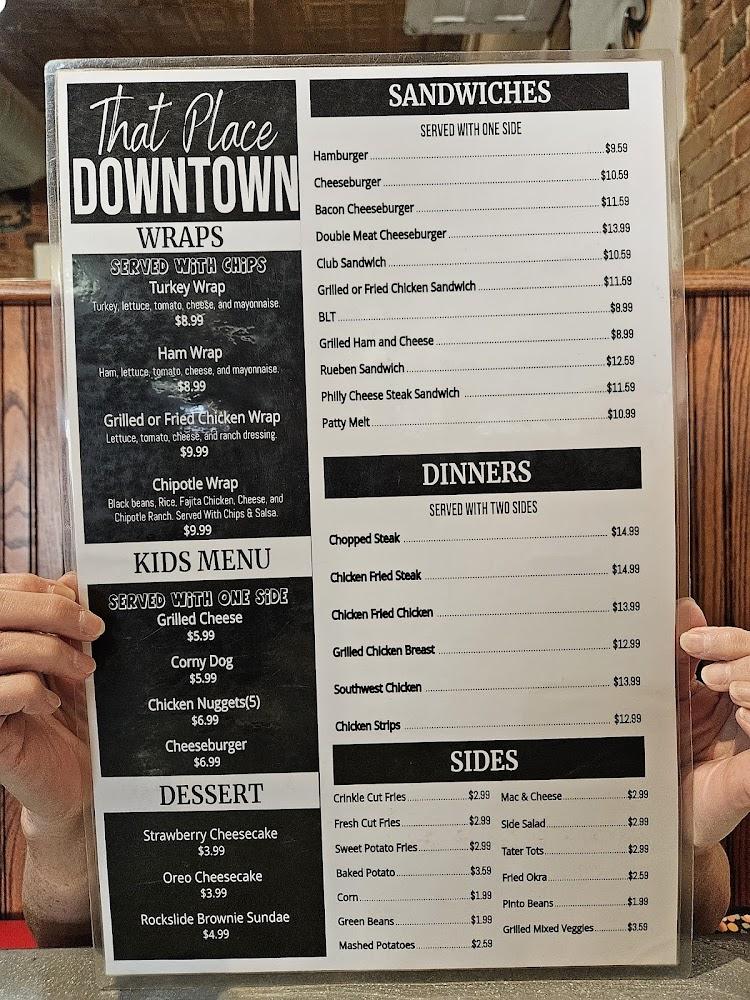 That Place Downtown Menu image 3